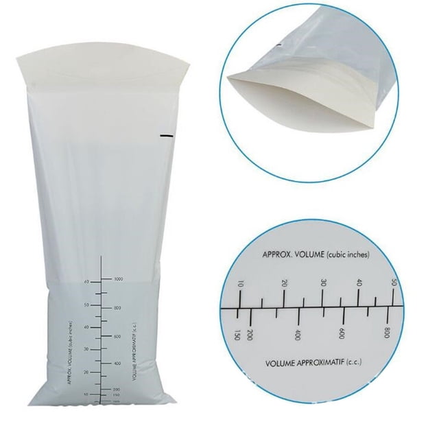Emesis Bag 1000ML Disposable Sick Vomit Bag Travel Emergency For Airplane