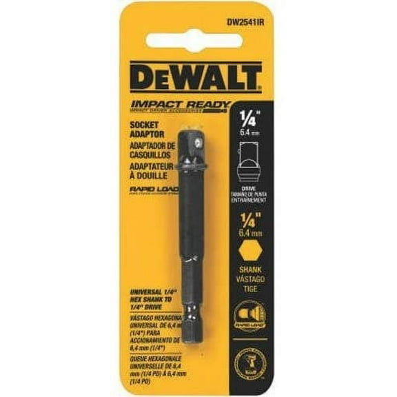DeWalt Impact Ready High Speed Steel Socket Adapter 1 pk