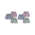 thumbnail image 3 of Aojekbee Toddler Boy Girl Plain Shorts Drawstring Waist Casual Shorts Summer Loose Fitting Lounge Shorts, 3 of 10