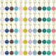 thumbnail image 1 of 96 piezas de dijes de caras en 12 colores, de aleación esmaltada, con clip, colgantes de colores mixtos y cierres de pinza de langosta de aleación., 1 of 6