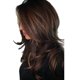 thumbnail image 1 of Peluca de lino marrón mezclado, cabello lacio de longitud media, peluca de seda de alta temperatura con red rosa, 1 of 5