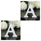 thumbnail image 2 of Guardurnaity 8cm 26 White Large Letters Alphabet Lightweight Wedding Portable Ornament Photography Decoration Party Props Home 27 # 2piezas, 2 of 6
