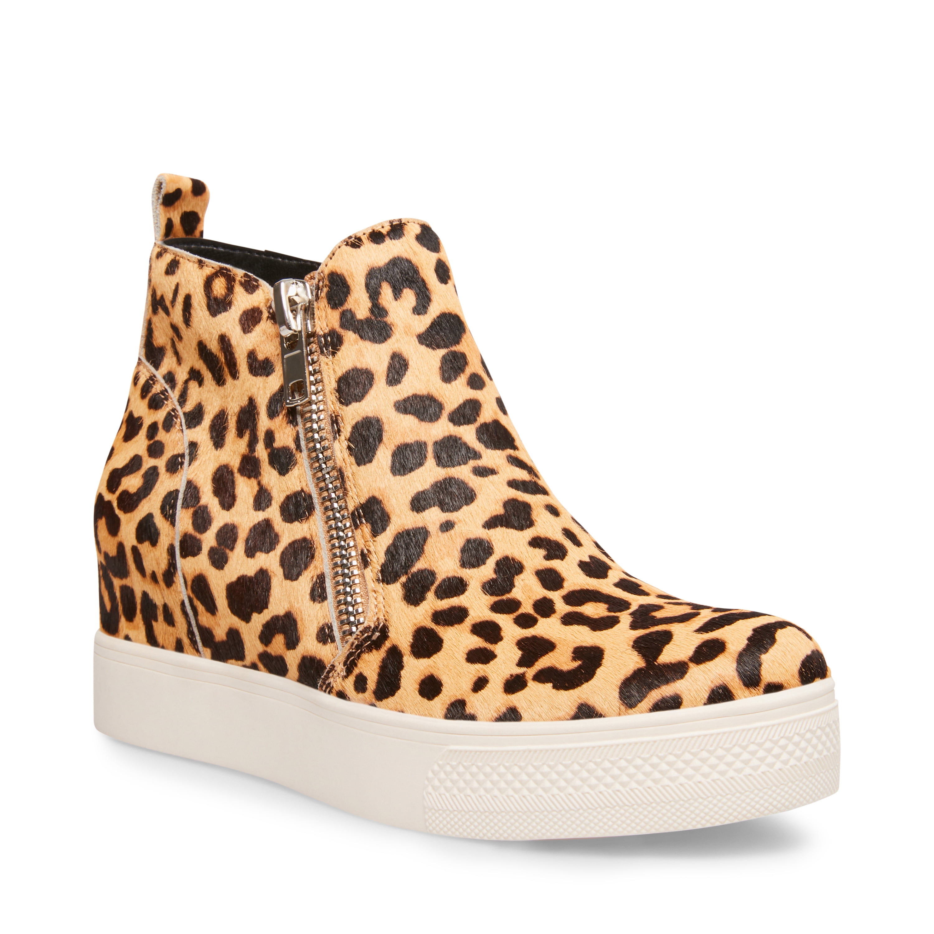 Steve Madden Wedgie Leopard Sneaker (Women's) - Walmart.com