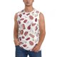thumbnail image 1 of Balery Different Meat Camisetas sin mangas para hombre, absorbe la humedad y protege contra el mal olor.-X-Large, 1 of 7