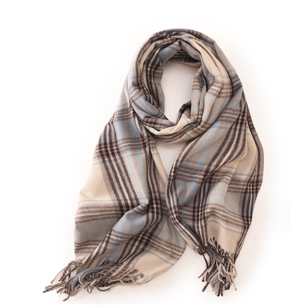 Bufandas de mujer, chales y envolturas, bufanda de cuello, bufanda de invierno, tacto suave de cachemira, unisex, para hombres y mujeres, bufanda de otoño e invierno, suave, clásica, cálida