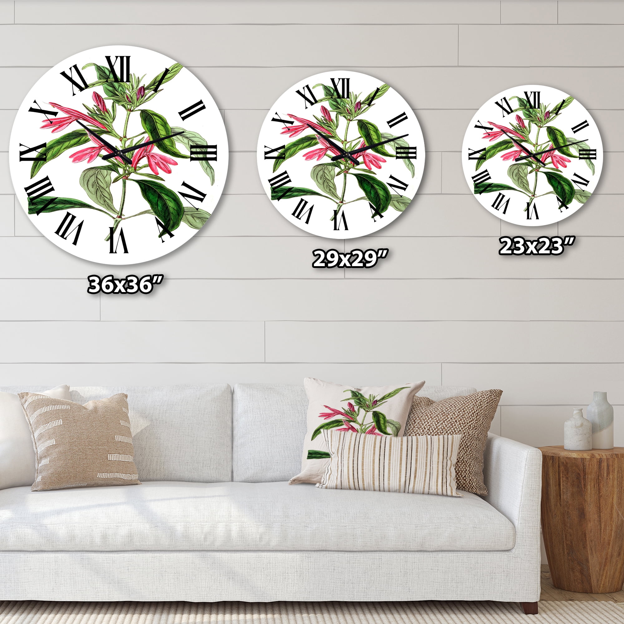 Designart 1 in Quartz Traditional Wall Clock