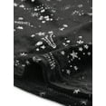 thumbnail image 5 of Agnes Orinda Women's Plus Size Knee Length Star Sequin Velet Skirt, 5 of 7