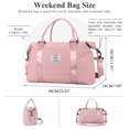 thumbnail image 4 of Bolsa de viaje HYC00 para mujer, rosa, capacidad de 30 litros, 4 of 8