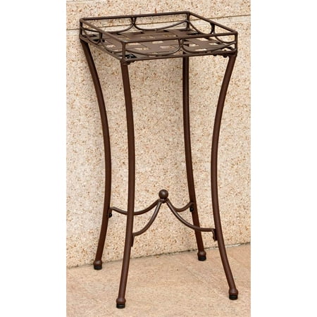 Iron Patio Plant Stand in Matte Brown (Matte Brown)