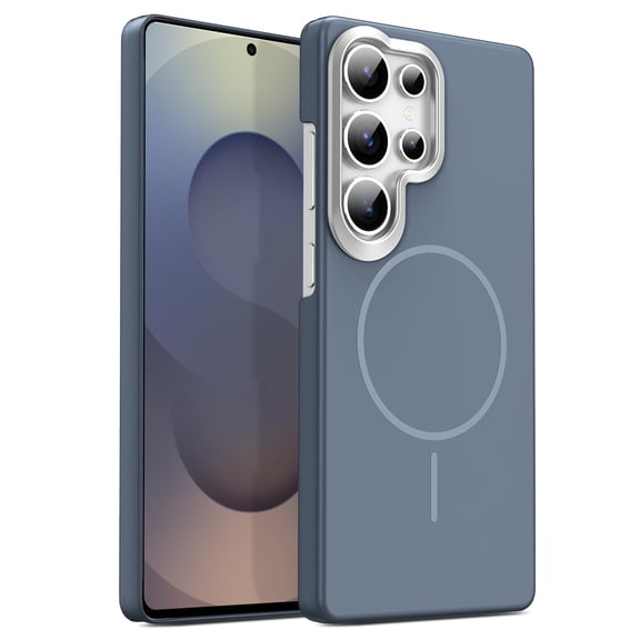 For Samsung Galaxy S26 Phone Case,Compatible with Mag-safe,Ultra Slim Anti-Scratch Protection,Shockproof Anti-fall Rugged Thin Fit Lightweight Drop Protection Durable Phone Case,Gray