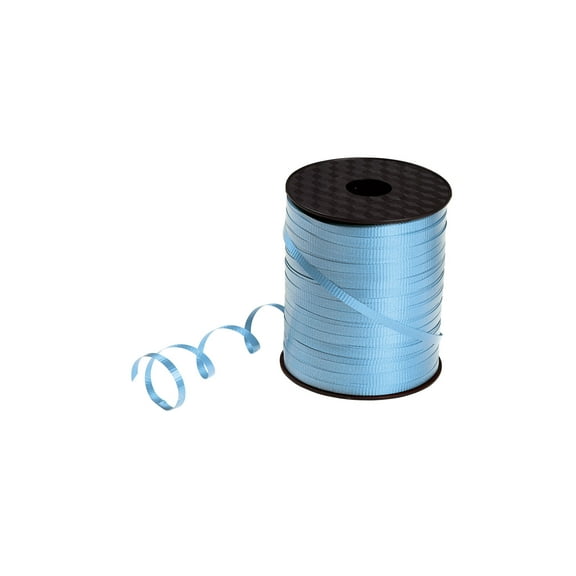 Light Blue Curling Ribbon - 3/16"W x 500 Yds. Per Roll - Pack of 3