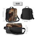 thumbnail image 2 of School Lunch Box for Boys Girls, Vintage Poker Chips Reusable Insulated Lunch Bag with Adjustable Shoulder Strap for Office Work School Hiking Picnic 10.5x8x4.5 in, 2 of 8
