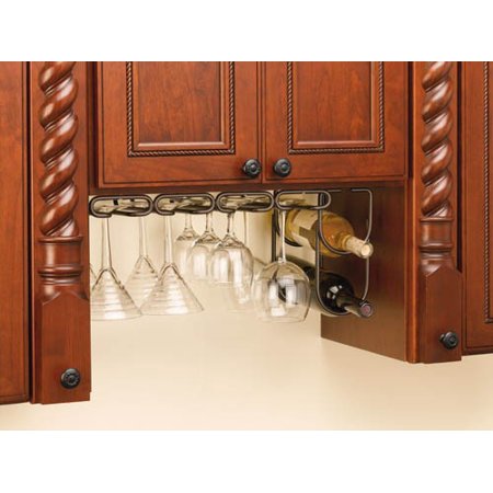 Rev-A-Shelf - 3250ORB - Oil Rubbed Bronze Under Cabinet Double Wine Bottle (Best Under Cabinet Coffee Maker)