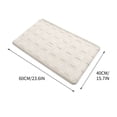 thumbnail image 3 of Cojines para pies de color sólido, esponja para puerta de baño, almohadilla antideslizante, alfombrilla gruesa para suelo, almohadilla absorbente para pies para baño, antideslizante en la entrada, 3 of 6