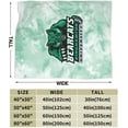 thumbnail image 3 of Binghamton University Logo Fleece Blanket, Very Soft Microfiber Flannel Blanket for Couch Warm and Cozy for All Seasons, 3 of 6