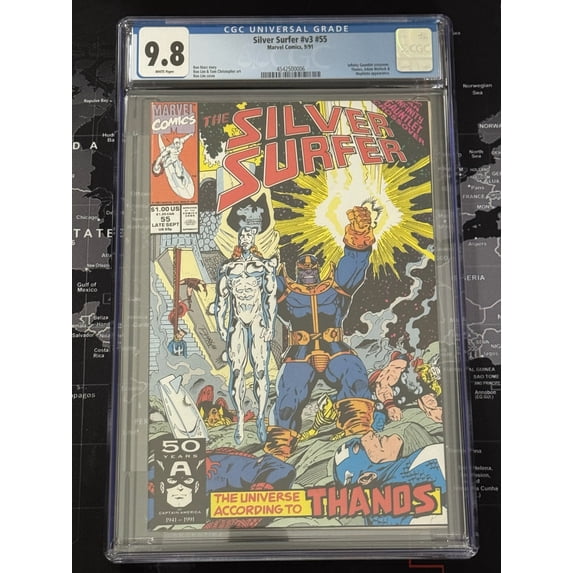 Silver Surfer #55 - CGC 9.8 Comic Book