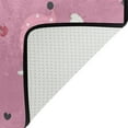 thumbnail image 5 of Dreamtimes Valentine's Day Gnomes Non-Slip Area Rug 72"x48", Cute Heart Soft Non Slip Washable Floor Mats for Indoor Front Porch,Living Room, Bedroom,Kitchen, 5 of 5