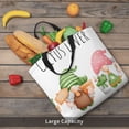 thumbnail image 6 of Naloa Cactus Gnome Tote Bag for Women, Foldable Tote Bag With Zipper, Large Shoulder Bag, Top Handle Handbag for Travel, Work, Shopping, 6 of 9