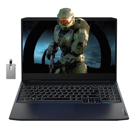 Lenovo IdeaPad Gaming 3 15.6" FHD 120Hz Laptop, AMD Ryzen 5 5600H, NVIDIA GeForce GTX 1650 4GB DDR6, 32GB RAM, 2TB SSD, Backlit Keyboard, Black, Win 11 Pro, 128GB Hotface Extension Set