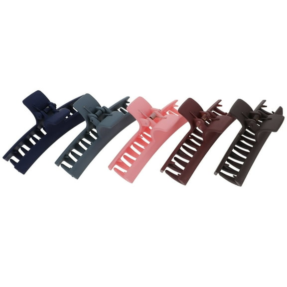 TABLZONE Claw Clips Extra Large Hair Claw Clamp Acrylic 5Pcs Light Blue