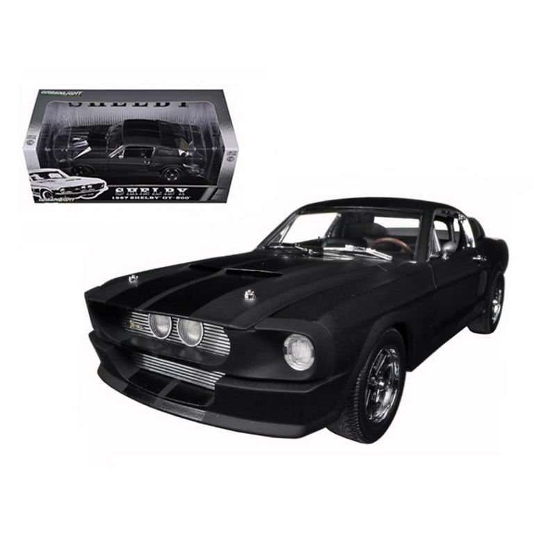 1967 Ford Shelby Mustang GT 500 Matt Black with Gloss Black