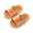Orange, variant on Pejock Boys Girls Shower Slides Cute Cartoon Non-Slip Open Toe Sandals Toddler Shoes Baby Boys Girls Cute Cartoon Fruit Non-slip Soft Sole Beach Slippers, 18M-11Years