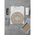 thumbnail image 3 of Traditional Aztec Calendar T-Shirt -Smartprints Designs, Male x-Large, 3 of 4