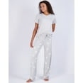 thumbnail image 4 of Real Essentials 2 Pack: Women’s Pajama Set Super-Soft Short & Long Sleeve Top With Pants (Available In Plus Size), 4 of 5