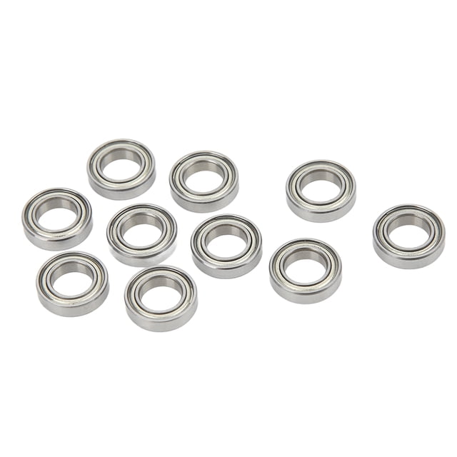 Rodamiento de bolas para coche RC, 10 rodamientos de bolas RC Rodamientos de bolas blindados de metal Rodamientos de bolas para ZD Racing Durabilidad probada en el tiempo
