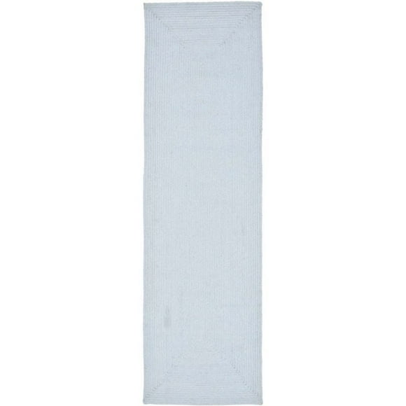 Safavieh Braided Light Blue Braided Rug - Runner 2'3" x 12'