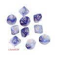 thumbnail image 3 of Multi-color 10pcs 10 Sided Dice D10 Playing RPG Party Game Polyhedral Dices, 3 of 15