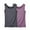 Purple, variant on Timegard Plus Size Tops for Women 2pc Round Neck Tank Top Pjs Comfy Solid Color Casual Camis Homewear