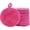 16Pcs-Dark Pink, variant on Reusable Makeup Remover Pads 16 Pack Microfiber Cleansing Facial Rounds Wipes Face, Eyes, Lips（3.5inch）