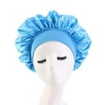thumbnail image 1 of Bonnet de Nuit pour Cheveux, Grand Bandeau, Chapeau de Nuit pour Femmes, Cheveux Naturels Bouclés Longs, Reste Toute la Nuit, 1 of 5