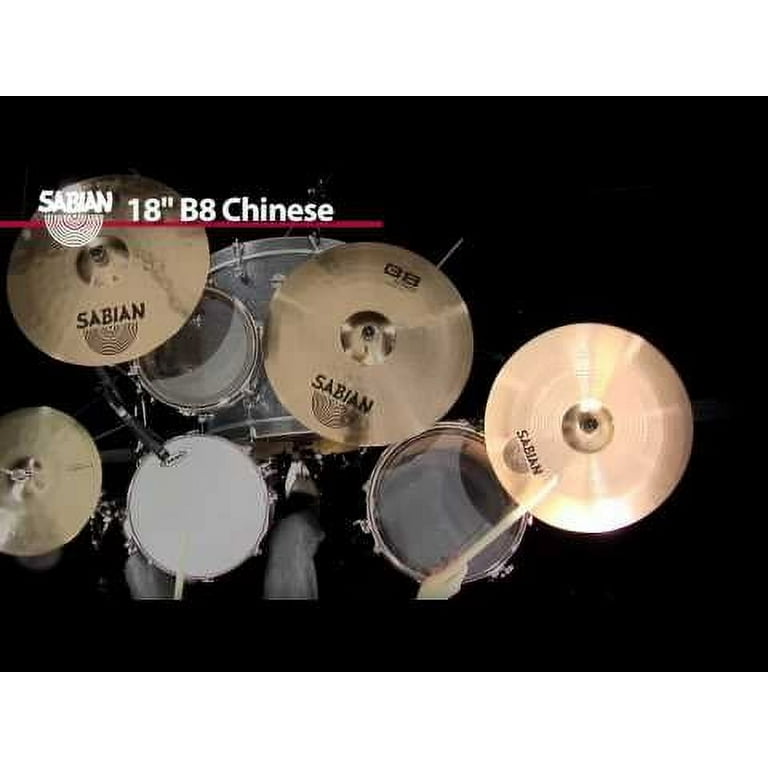 Sabian B8X 18 Inch Chinese Cymbal - Walmart.com