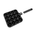 thumbnail image 3 of Máquina para hacer bolas de pulpo Takoyaki, máquina para hacer takoyaki, placa de cocina, herramienta para hornear, placa para parrilla de pulpo, 16 hoyos Macarena Sartén Takoyaki, 3 of 8