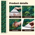 thumbnail image 5 of Boho Peel and Stick Wallpaper Green Forest Waterfalls Vibrant Trees Wall Mural 17.7in x 9.8ft Self Adhesive Removable Wall Paper Renter Friendly Wallpaper for Bedroom Kitchen Farm, 5 of 8