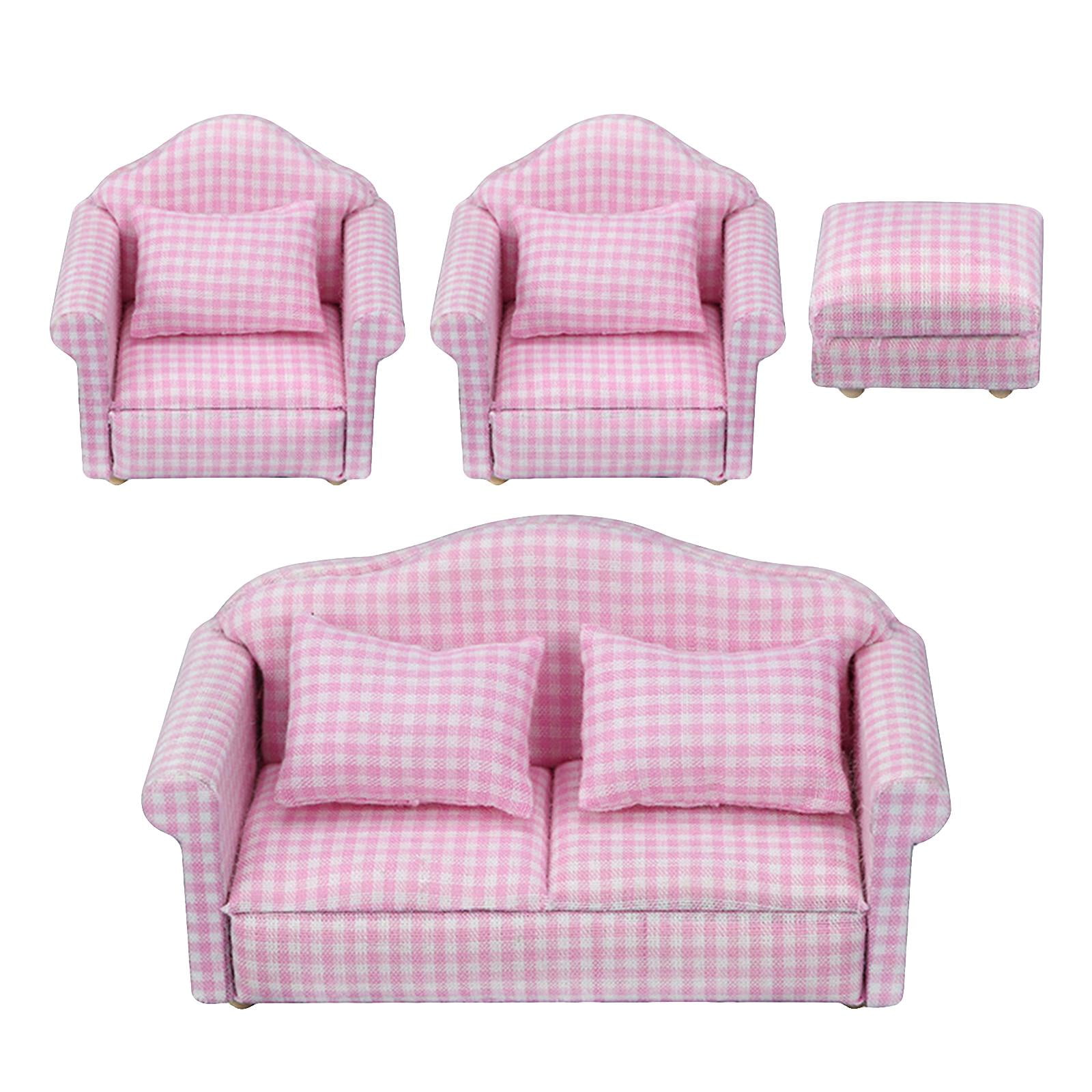 Simulated 112 Couch Chairs Sofa Set Home Decoration Accessories