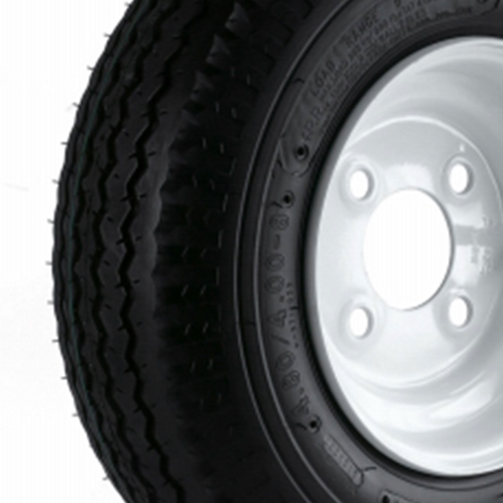 Kenda Loadstar 480/400-8 LRB Trailer Tire, 4-Hole Spoke Wheel