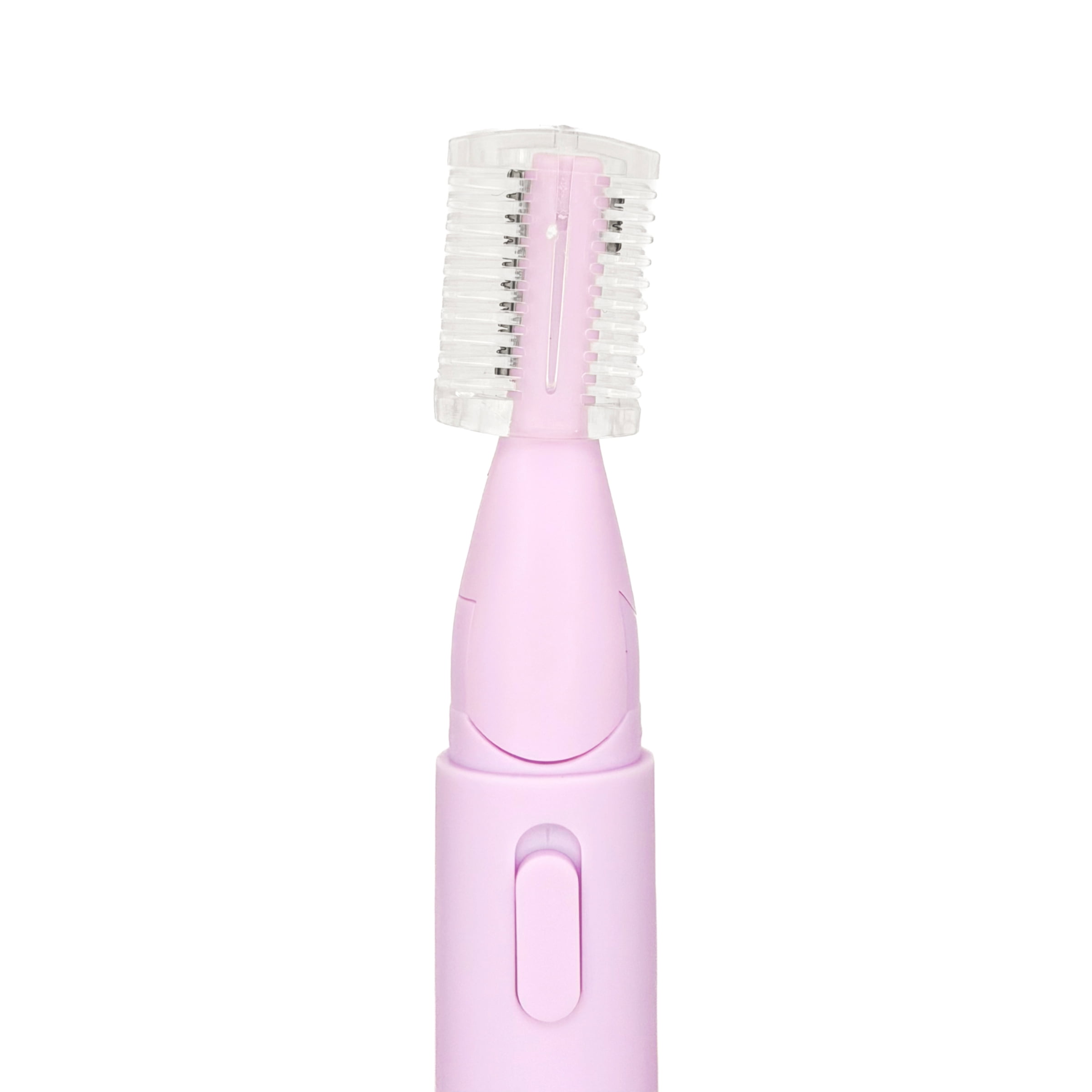 KENZZI Rechargeable Facial Shaver & Eyebrow Trimmer Equipped with Dual Razor Blades for Detailed Shaping and Efficient Grooming, Purple