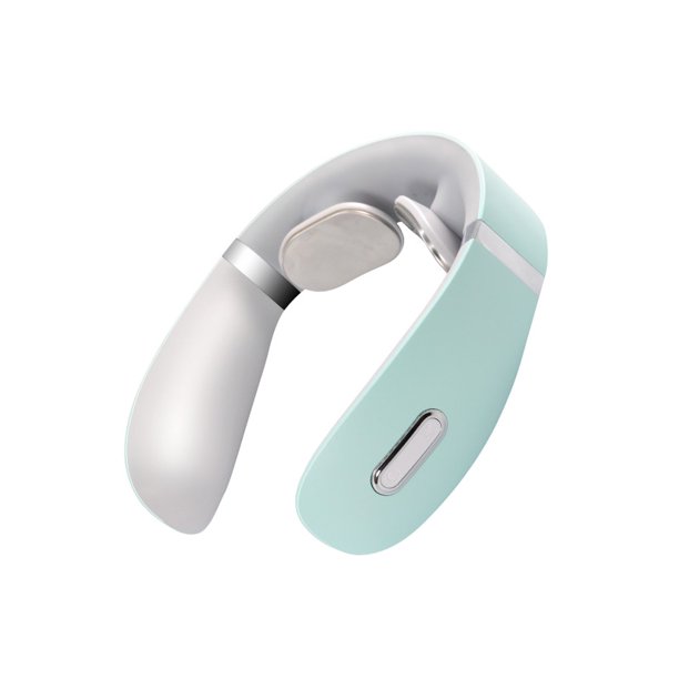 Aparato de masaje de cuello Aparato de protección de cuello y hombros Aparato de fisioterapia con pulso de compresa caliente Mini masajeador portátil de columna cervical para el hogar