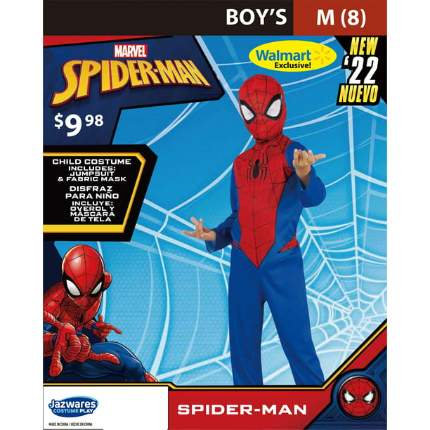 Marvel's Spider-Man Youth Halloween Costume Size Small. Ages 2+ -  