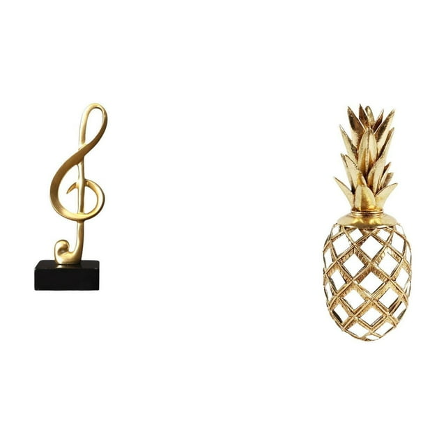 Figura de nota musical, escultura de escritorio, estatua de resina, adorno minimalista, decoración de arte moderno, ideal para oficina, hogar, regalos