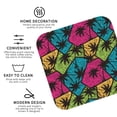 thumbnail image 3 of Kdxio Hawaii Palms Funny Coasters,4 Pcs Leather Coasters,Housewarming Gifts,Protect Furniture from Water Marks Scratch and Damage, 3 of 8