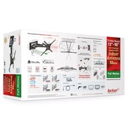 Barkan Long TV Wall Mount, 13-90 inch Dual Arm Full Motion Articulating 4 Movement Flat/Curved Screen Bracket