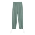 thumbnail image 3 of Sngxgn Womens Wide Leg Pants High Waisted Joggers Loose Lounge Pants(Green,S), 3 of 3