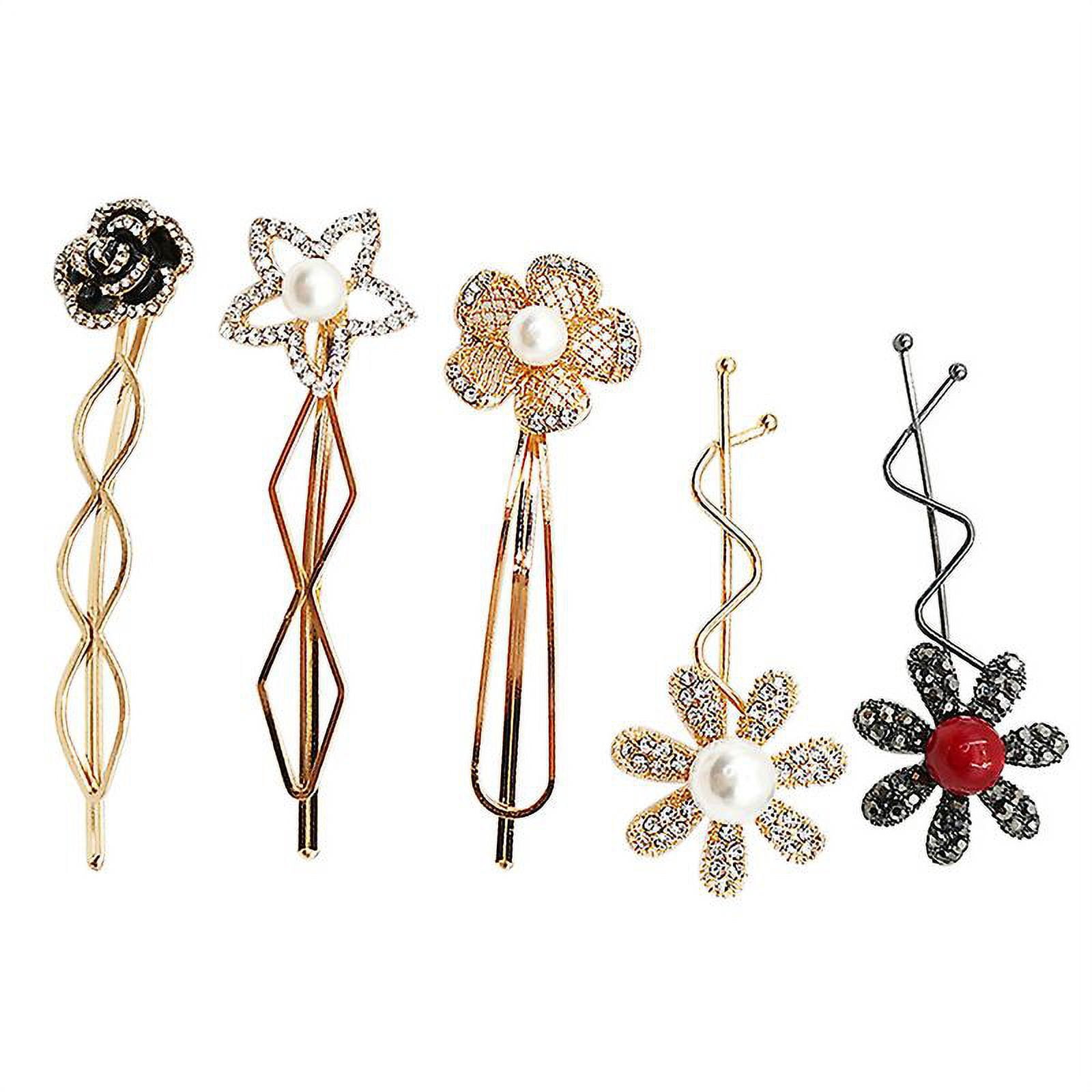 5pcs Pearl Hair Clip