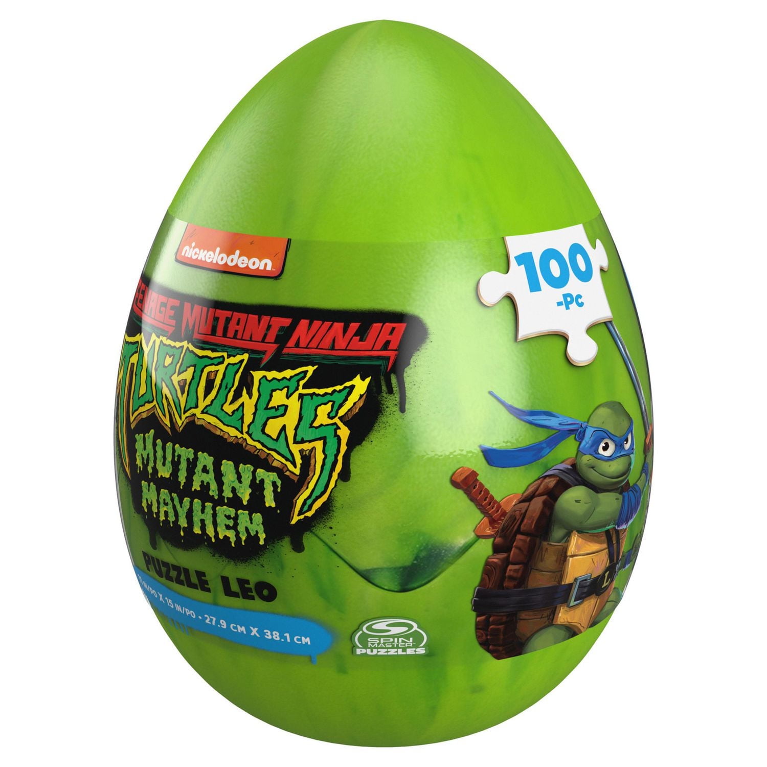 Teenage Mutant Ninja Turtles 100-Piece Leo Puzzle in Egg Package