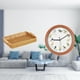 thumbnail image 2 of Cestas de almacenamiento,Cestas de almacenamiento de cocina tejidas con asas hechas a mano,Reloj de pared,Reloj de pared con pájaro cantor Relojes de pared con pájaros,Relojes de pájaros con, 2 of 8