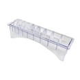 thumbnail image 2 of Caja de almacenamiento de peines guía Caja de almacenamiento 10 ranuras Compacto Ligero Artículos esenciales de peluquería Transparente, 2 of 8